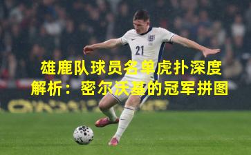 雄鹿队球员名单虎扑深度解析：密尔沃基的冠军拼图